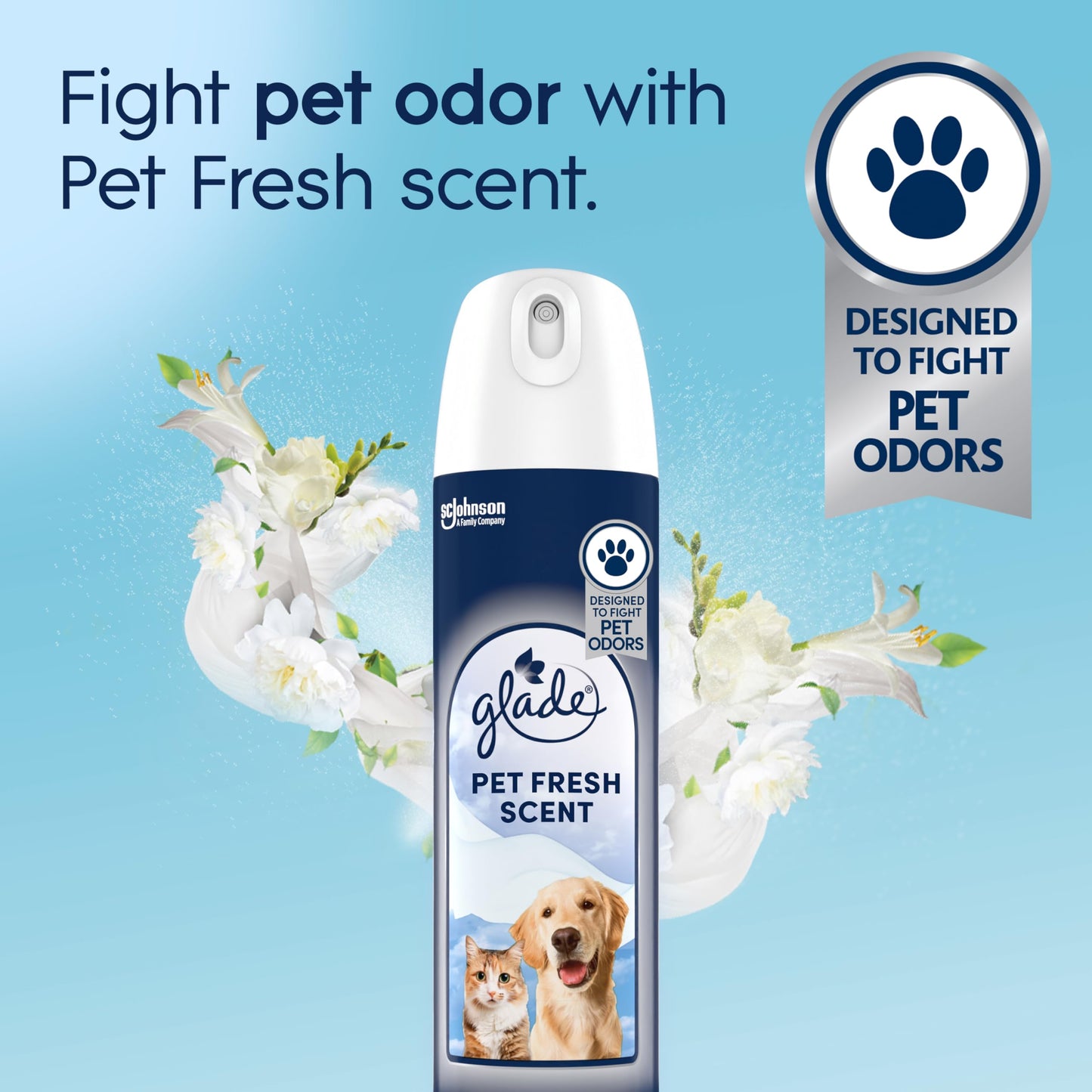 Glade Pet Fresh Air Freshener Spray, 8 Oz