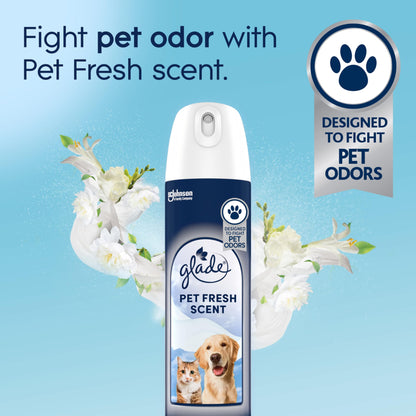Glade Pet Fresh Air Freshener Spray, 8 Oz