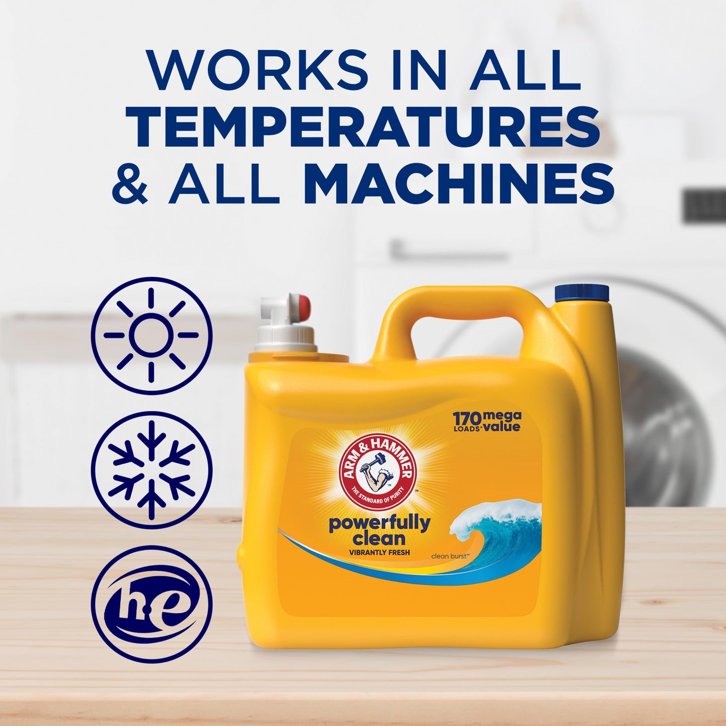 170 Loads Arm & Hammer Liquid Laundry Detergent