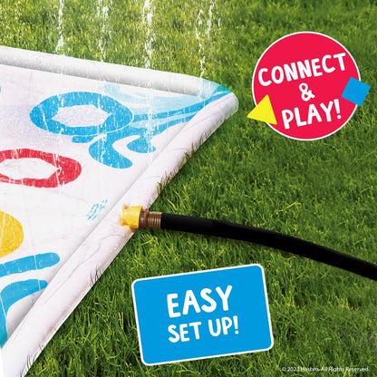 Hasbro Twister Jr. Splash – Outdoor Inflatable Water Twister Game for Kids