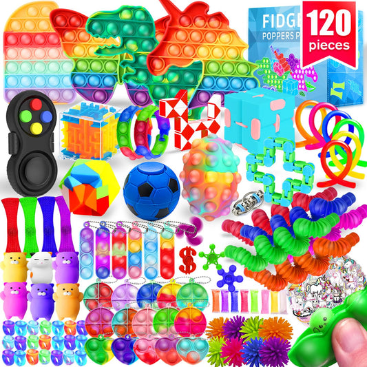 Fidget Toys 120 Pack for Kids and Adults