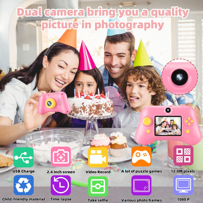 Kids 1080P Digital Camera with 32GB SD Card