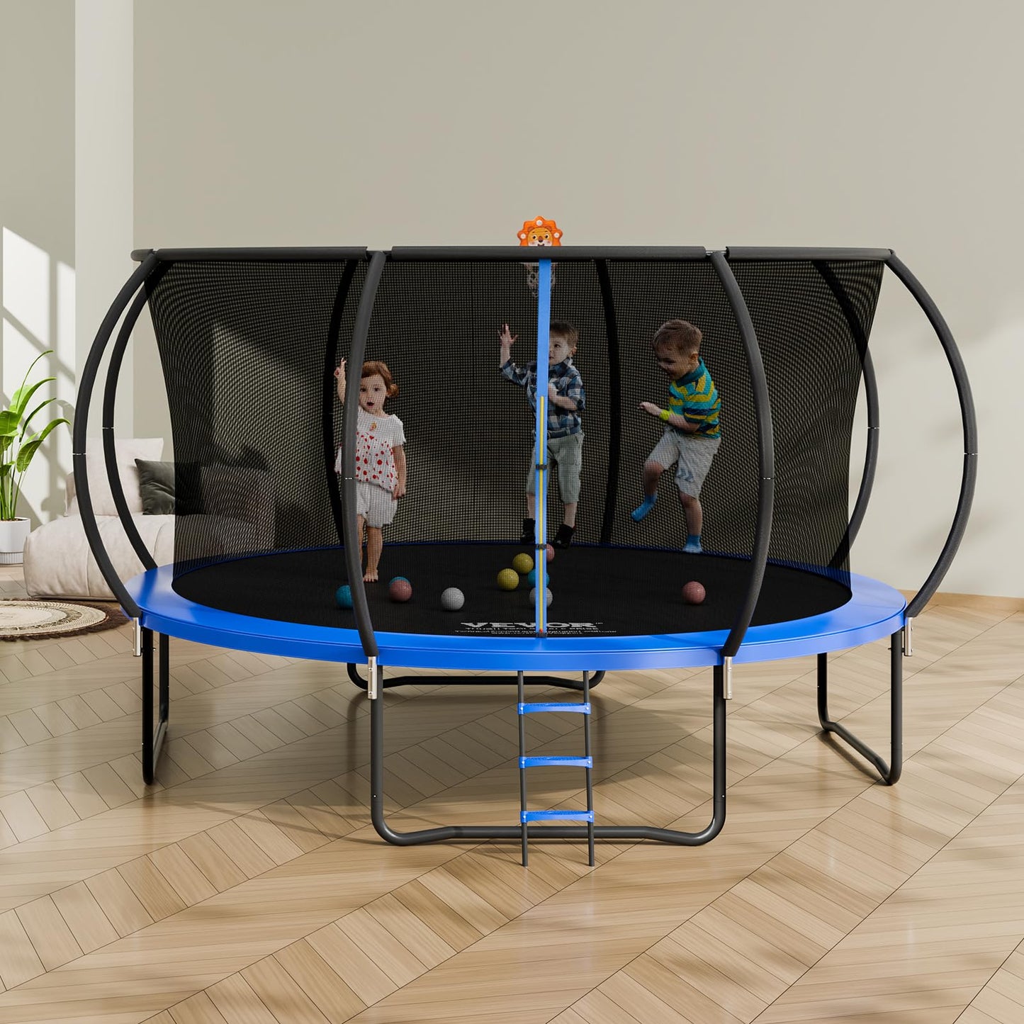 VEVOR 14FT Trampoline with Enclosure and Ladder