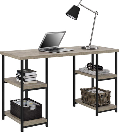 Ameriwood Home Distressed Gray Oak Computer Desk
