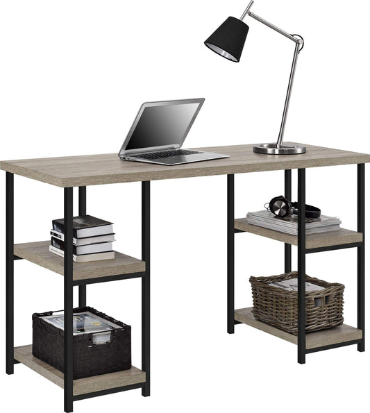 Ameriwood Home Distressed Gray Oak Computer Desk