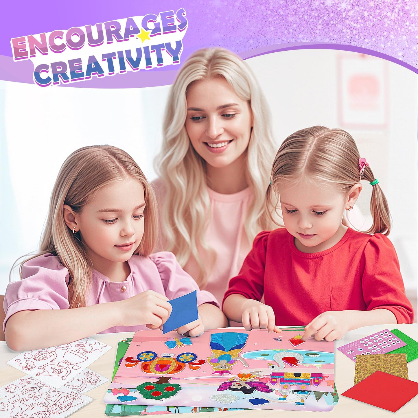 Arts and Crafts Kit for Kids 4-8