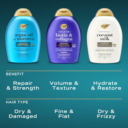 OGX Coconut Milk Conditioner for Soft, Hydrated Hair