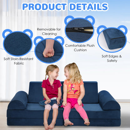 8PC Foam Kids Play Couch Set