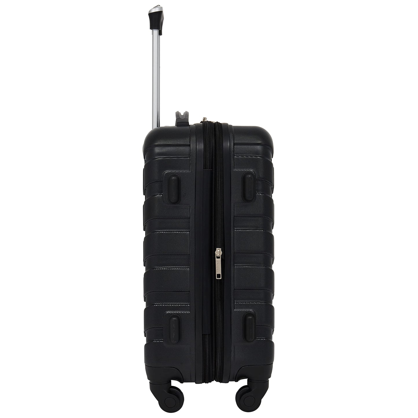 Wrangler Miami Luggage & Packing Cubes, Black, 4 Piece Set