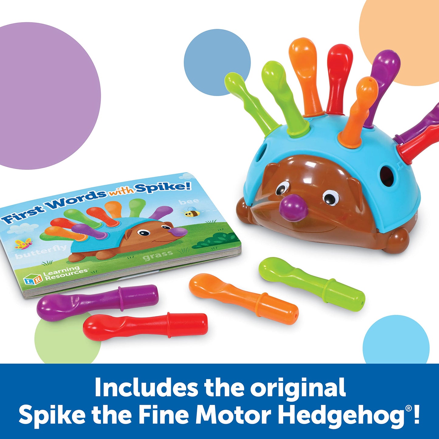 Learning Resources Fine Motor Hedgehog Book Set