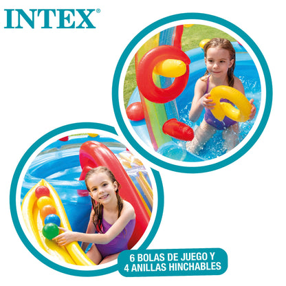 Intex Inflatable Rainbow Slide for Kids