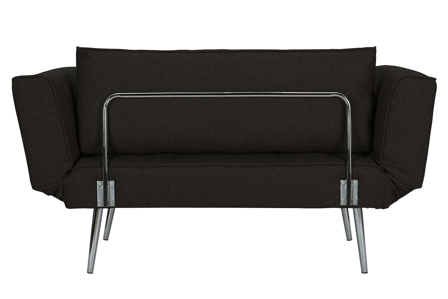Novogratz Leyla Loveseat, Black