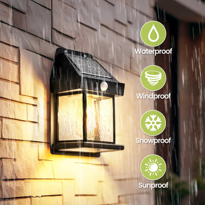 2 Pack Solar Motion Sensor Wall Lights