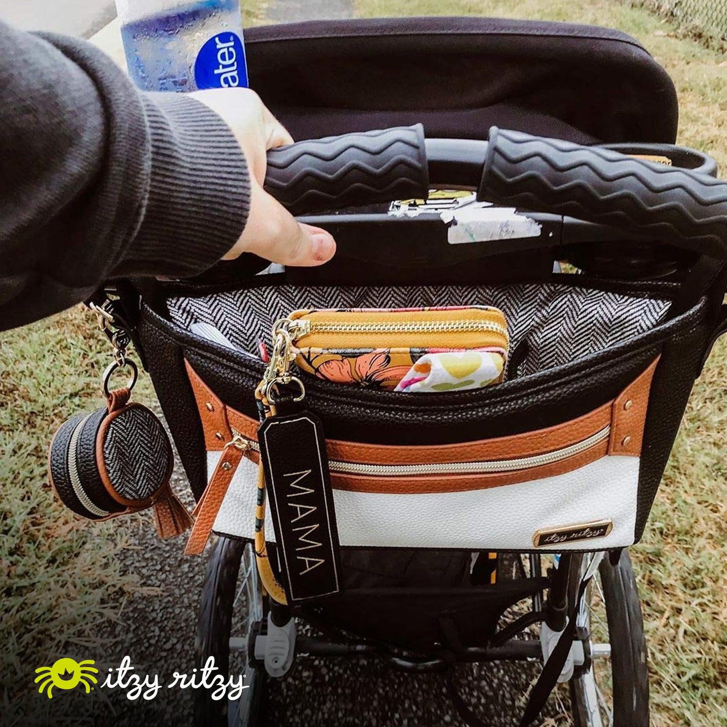 Itzy Ritzy Adjustable Stroller Caddy Organizer