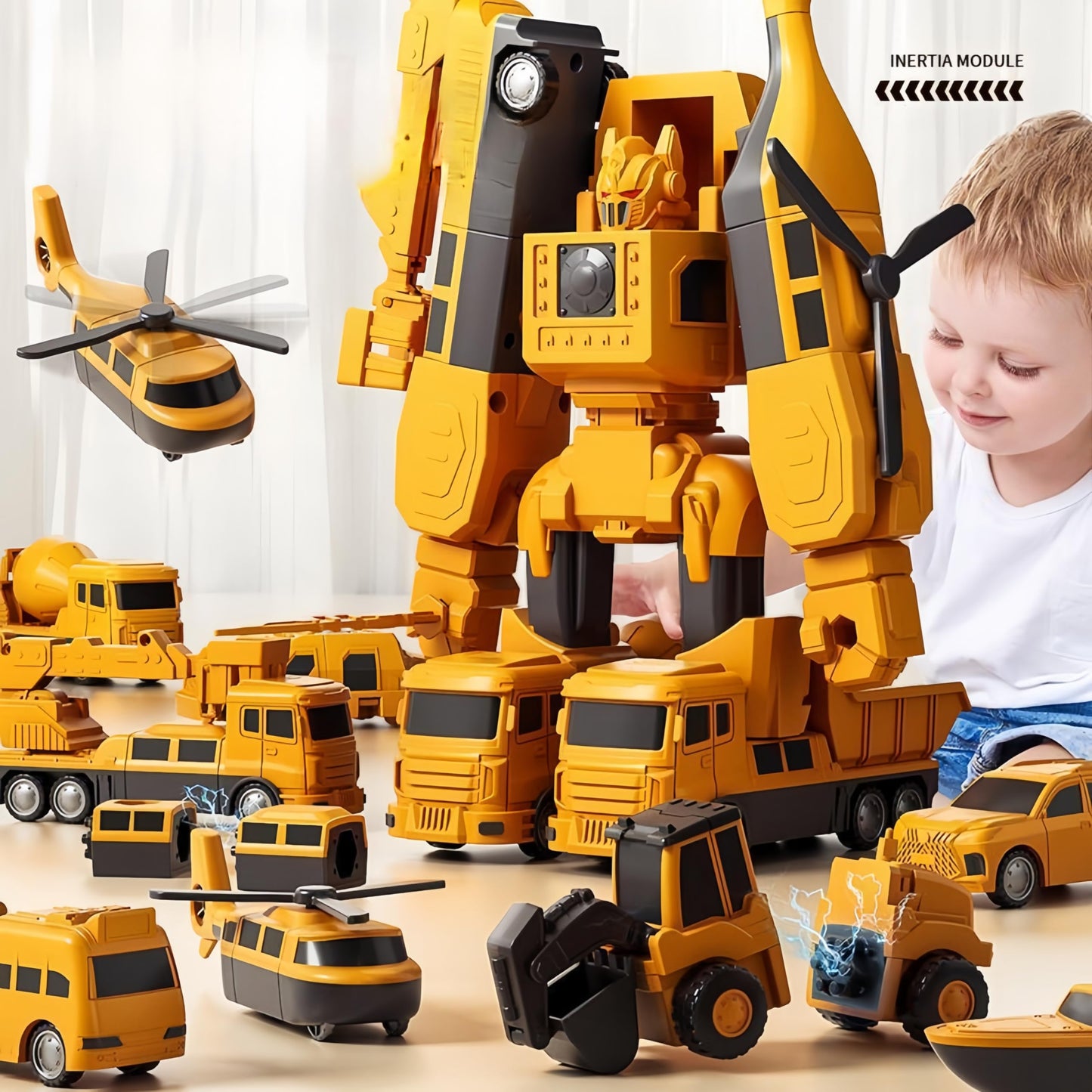 35 Piece Magnetic Cars and Trucks Toy Set for Kids