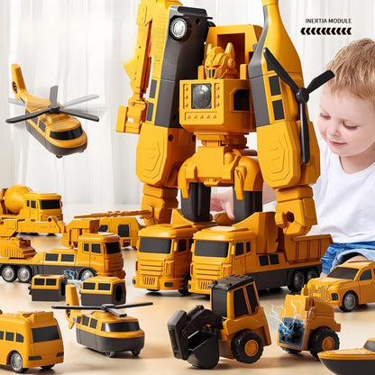 35 Piece Magnetic Cars and Trucks Toy Set for Kids