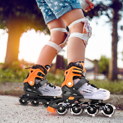 2PM SPORTS Adjustable Inline Skates with Light Up Wheels