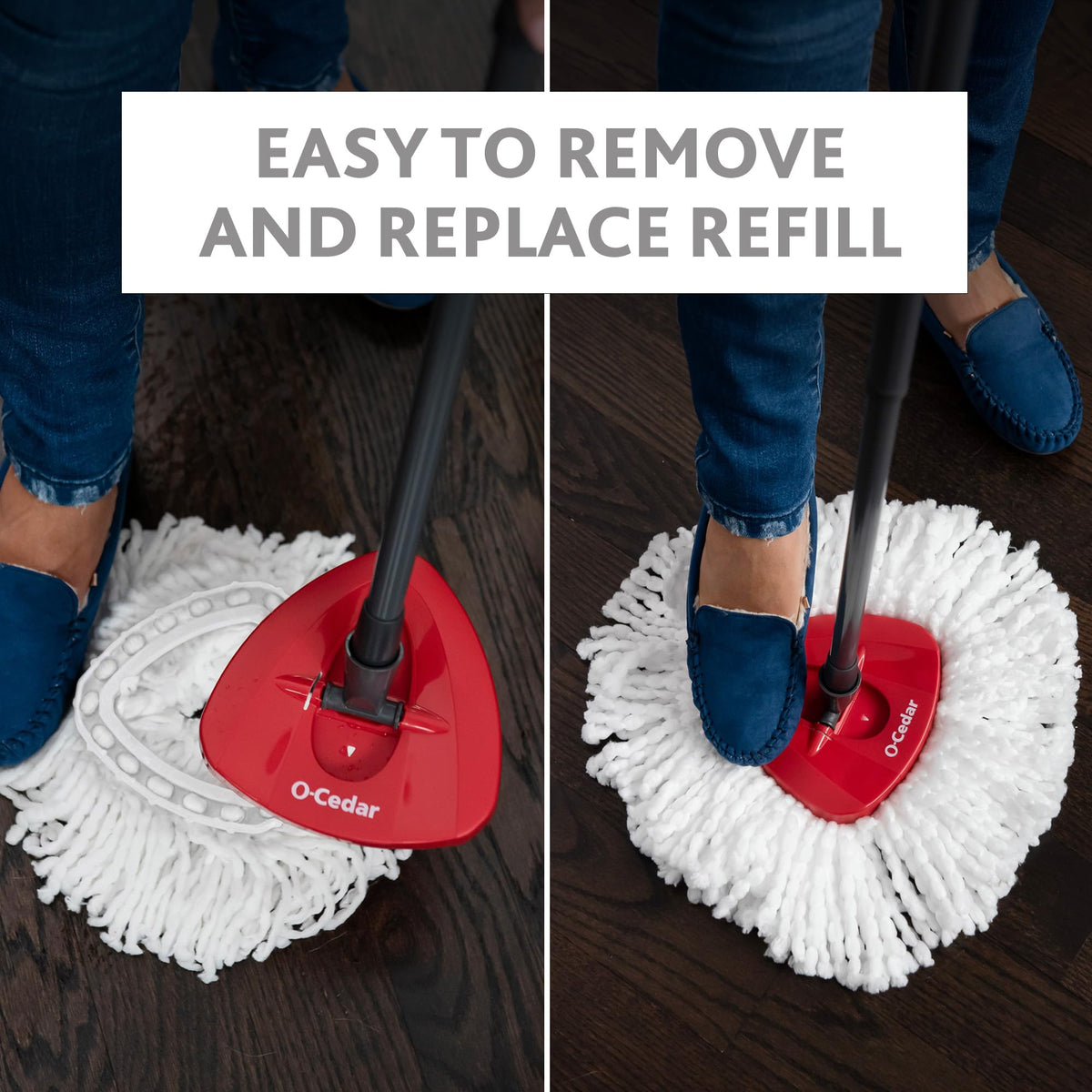 O-Cedar EasyWring Microfiber Spin Mop System