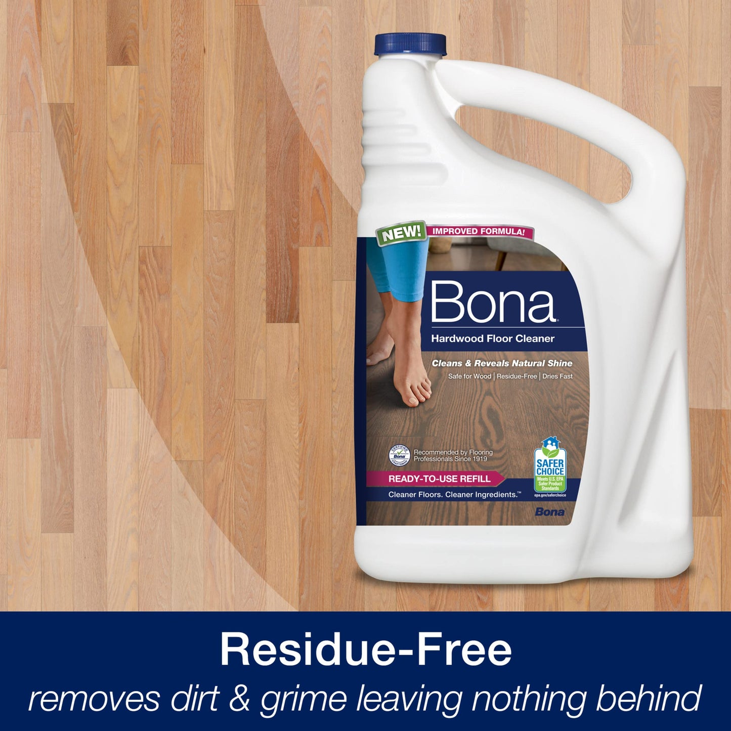 4 Pack Bona Hardwood Floor Cleaner Refill