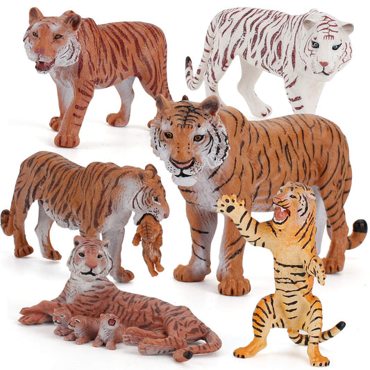 Wildlife Animal Figurines Set for Kids 6 PCS