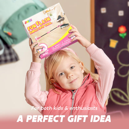 JOYIN Flashing Pink Ankle Skip Ball for Kids
