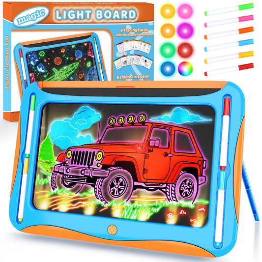 Magic LED Drawing Board for Kids with Pens