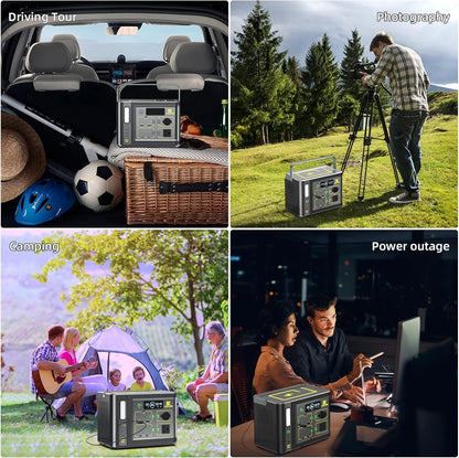 Portable Power Station Solar Generator for Camping