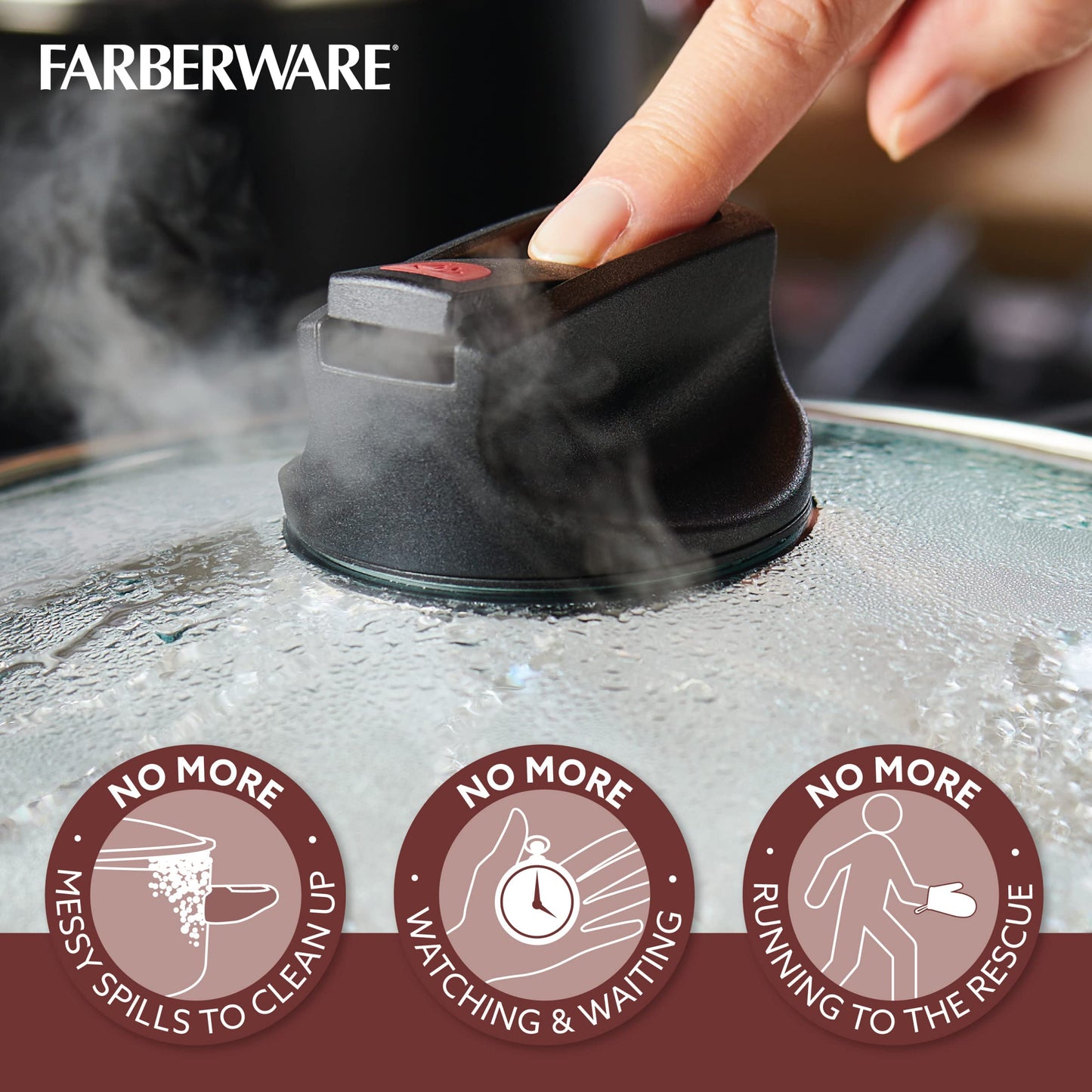 Farberware 6-Quart Nonstick Jumbo Cooker with Lid