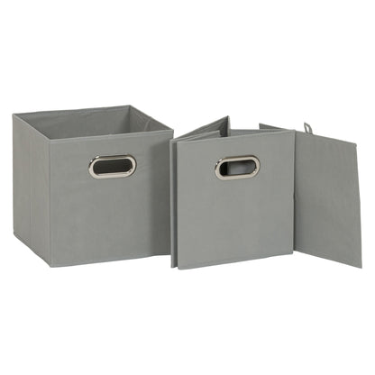 Set of 6 Foldable Storage Bins with Handles