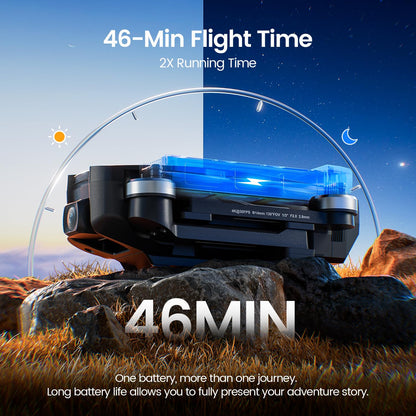 Holy Stone 4K GPS Drone with 46 Min Flight