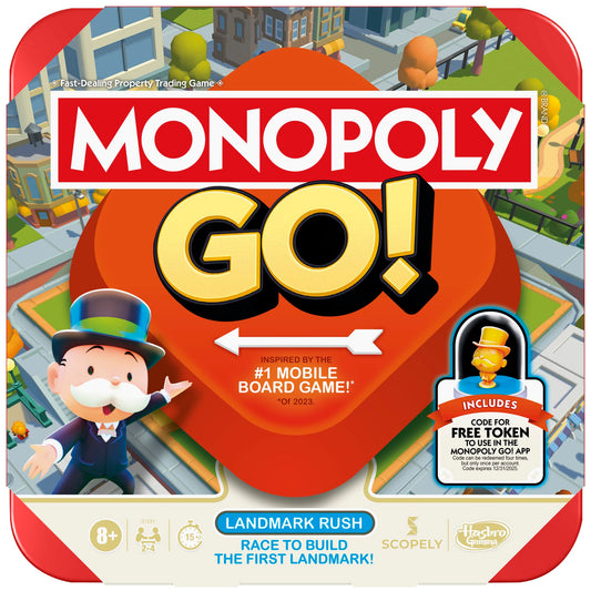 Monopoly GO! Family Board Game for 2-4 Players
