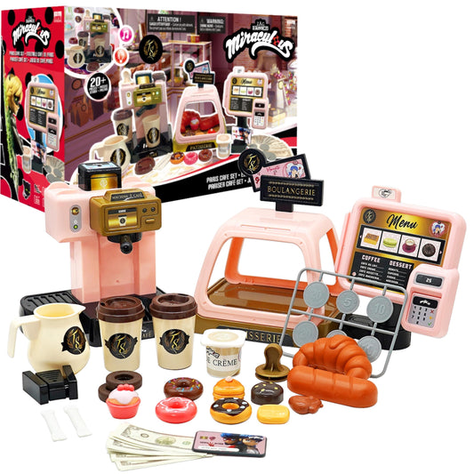 Miraculous Ladybug Cafe Play Set with Cash Register