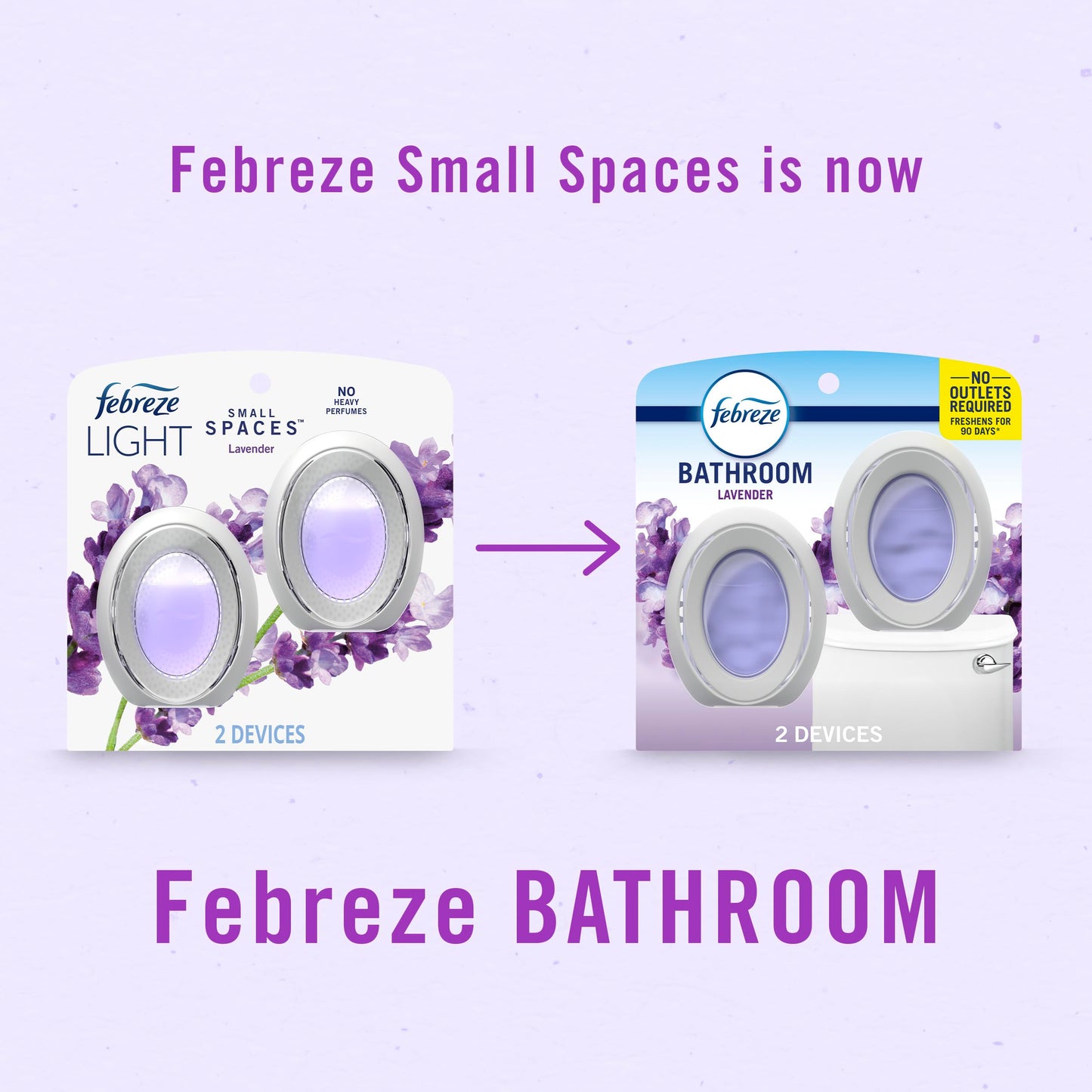 Febreze Small Spaces Air Freshener, 2 Count
