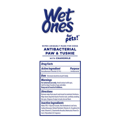 30 Pack Wet Ones Dog Wipes for Grooming