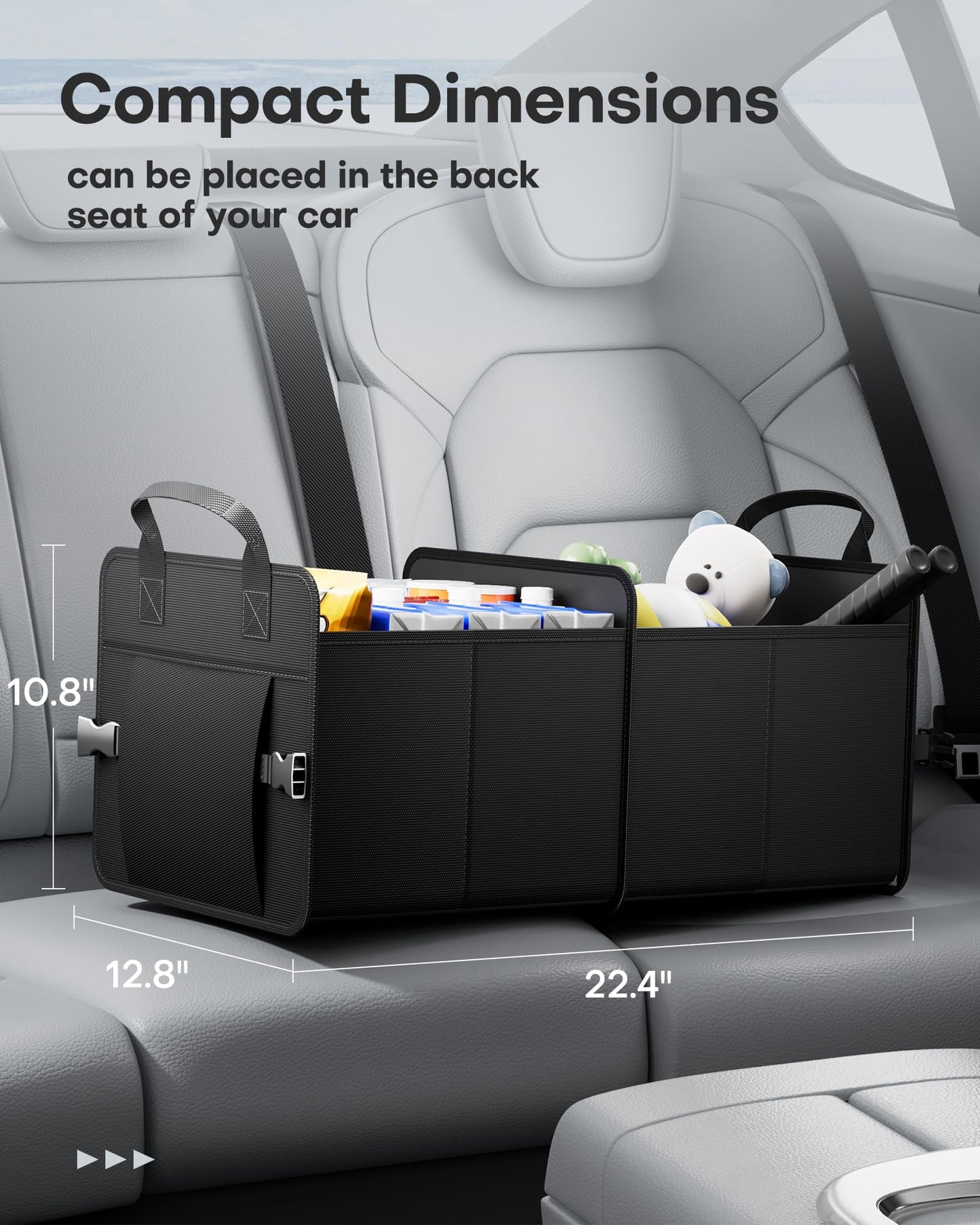 HOTOR Water-Resistant Car Trunk Organizer