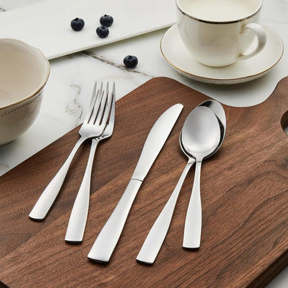 HIKAA 20-Piece Modern Silverware Set for 4