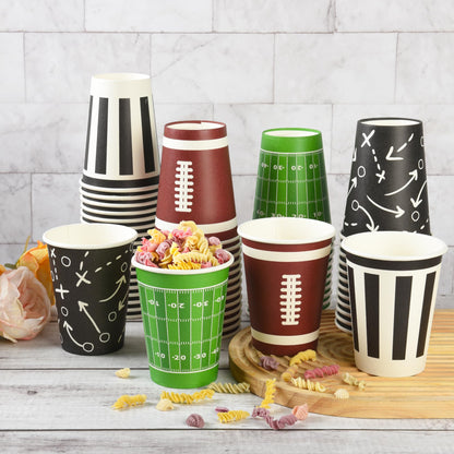 200 Football Themed Disposable Paper Cups