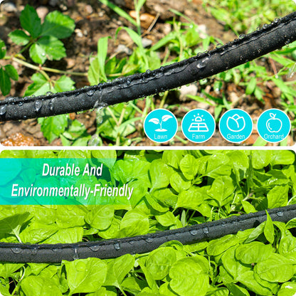 PHIRAH 100FT Drip Irrigation Soaker Hose
