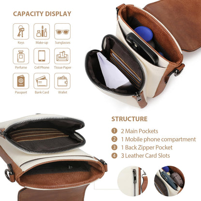 YUERMEI Mini Crossbody Phone Bag with Pockets