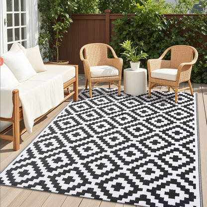 Waterproof Outdoor Rug 5x8 ft by OLANLY