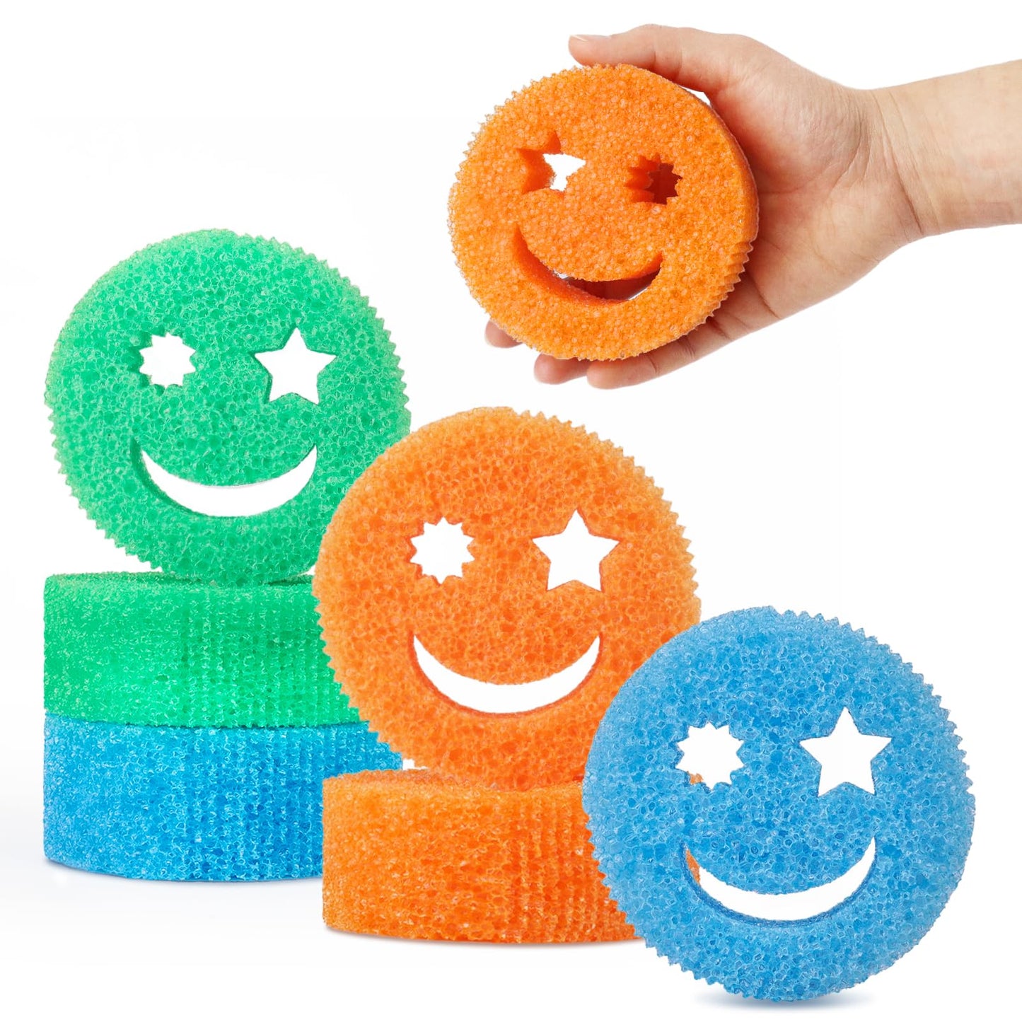 6 PCS Scratch-Free Kitchen Sponges