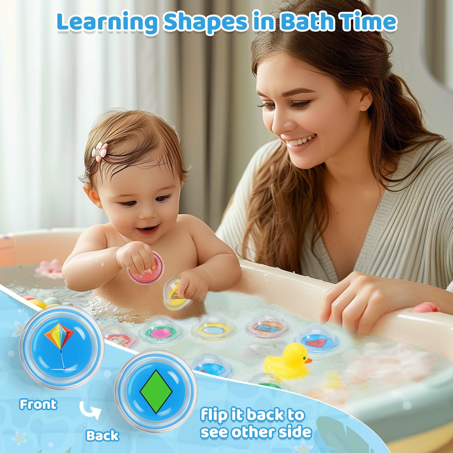 10pcs JoyCat Toddler Bath Toy Set