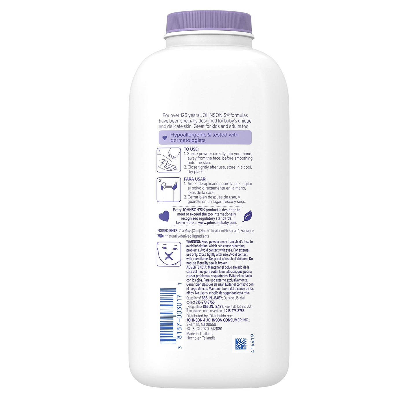 Johnson's Calming Lavender Baby Powder, 15 Ounce