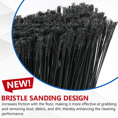 3 Pack Heavy Duty Angle Brooms for Outdoor Use