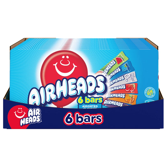 Airheads Assorted Fruit Candy Theater Box, 12 Pack