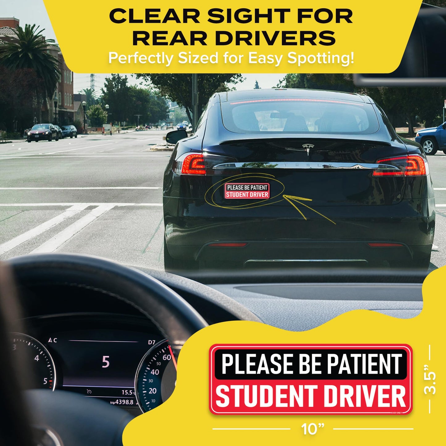 Student Driver Magnet - Please Be Patient Sign