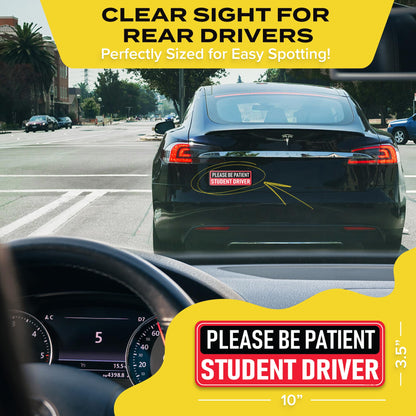 Student Driver Magnet - Please Be Patient Sign