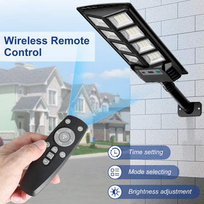 Solar Street Light 200W Motion Sensor 4-Pack