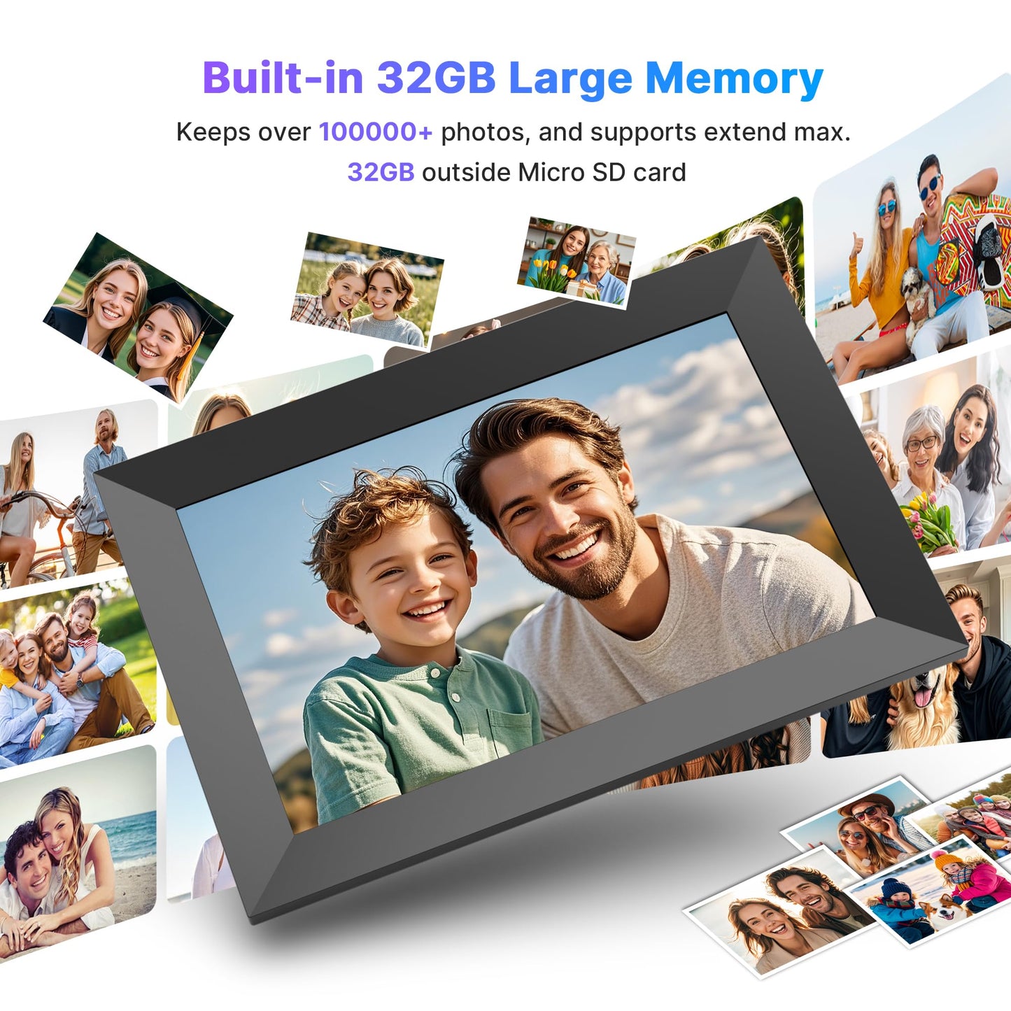 MaxAngel 10.1" WiFi Digital Photo Frame