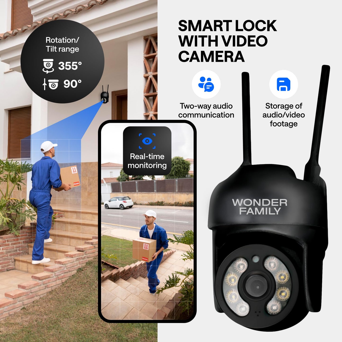 Smart Lock with WiFi Camera - WONDER FAMILY